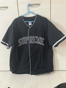23SS Supreme Timberland Baseball Jersey XL Black シュプリーム ティンバーランド ベースボール ジャージー シャツ SHIRT SHIRTS BB