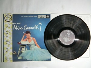 Tn9:BARBARA CARROLL TRIO / HAVE YOU MET MISS CARROLL? / LPM-1137