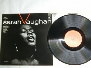 WJ3:SARAH VAUGHAN / AFTER HOURS / 20AP 1487