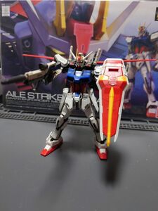 RG 1/144 エールストライクガンダム　素組 完成品　ガンプラ