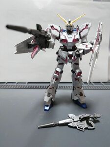 ＨＧ 1/144 ユニコーンガンダムデストロイモードチタニウムフィニッシュ 完成品 ガンプラ 素組み