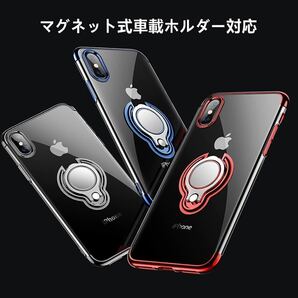 マグネット式 車載 ホルダー 対応 iPhone クリア ケース iPhone6 iPhone7 iPhone8 iPhone11 pro iPhoneSE2 iPhoneXR Iphone X Max se３の画像1