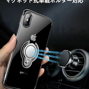 マグネット式 車載 ホルダー 対応 iPhone クリア ケース iPhone6 iPhone7 iPhone8 iPhone11 pro iPhoneSE2 iPhoneXR Iphone X Max se３の画像3