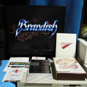 【べじ太】PC98 起動確認 Brandish ブランディッシュ 5インチ ３枚組 日本ファルコム 箱・説明書有 送料無料