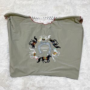 新品 韓国 インポート 刺繍 エコバッグ トートバッグ Lサイズ 馬 ホース