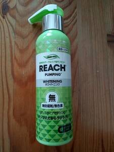 リーチ　REACH　薬用ハミガキ　ホワイトニング　無防腐剤/無色素　ジェルタイプ　らくらくポンプ式　180ｇ　銀座ステファニー化粧品