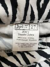 April77 JOEY Thunder ZEBRA ゼブラ スキニーパンツ_画像7