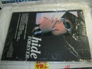 HIDE / FOREVER 宣伝用パネル　新品 X JAPAN エックス SPREAD BEAVER 