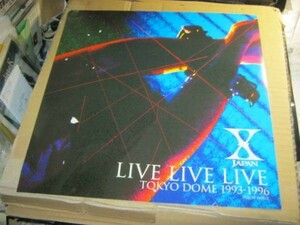 X JAPAN エックス / LIVE TOKYO DOME LP大ポスターYOSHIKI HIDE