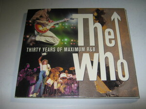 THE WHO The *f-/ THIRTY YEARS OF MAXIMUM R&B U.S.PROMO ONLY деформация jacket CD PETE TOWNSHEND ROGER DALTREY JOHN ENTWISTLE KEITH MOON