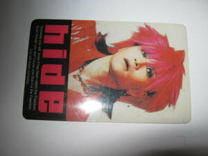 HIDE / 1999 CALENDAR プラスチックフォトカード LEMONED X JAPAN エックス