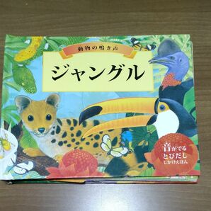 ジャングル　動物の鳴き声　音がでるとびだししかけえほん　大日本絵画