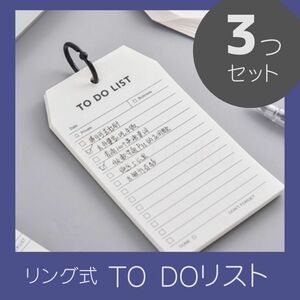 【３つセット】TO DOリスト　メモ　インテリア　タスク管理　スケジュール管理　やることリスト