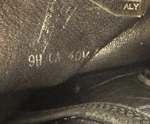 【即決】Dior HOMME ディオールオム ハイカットスニーカー 25cm程度 40.5 黒 ブラック メンズ オシャレ ハイブランド レザー くつ 靴_画像7