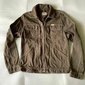 良品 ラングラー ジージャン 24MJZ ブラウン Mサイズ Wrangler デニムジャケット