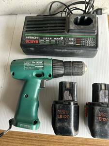  Hitachi Koki cordless driver DS130DVA charger set