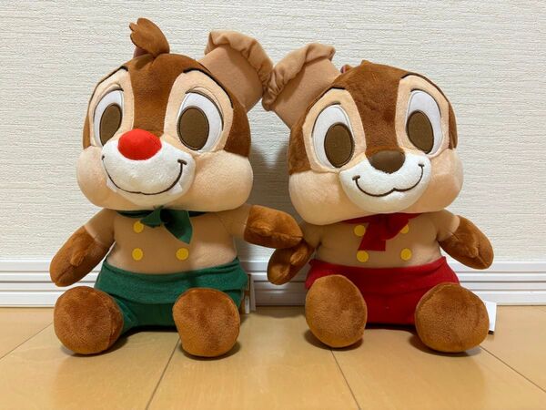 ディズニー チップ&デール ノスタルジック レトロ喫茶 BIG ぬいぐるみ 新品 タグ付き