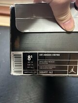 1円スタート NIKE AIR JORDAN 4 スパイクリー US8.5 26.5cm dunk AF1 jordan fragment atmos_画像8