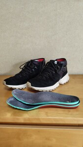 【中古美品】New Balance ニューバランス NIOBIUM ニオビウム GORE-TEX 28.5cm スニーカー ハイカット インソール交換 黒