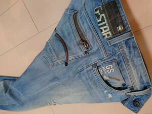 【初回出品】G-STAR RAW♪ATTACC LOW STRAIGHT♪Italy♪初期型♪ジースター♪デニム♪傑作♪W29 L32♪50625 4269 1243