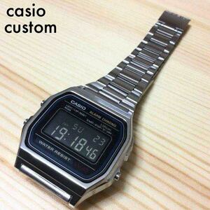 [ новый товар / включая доставку ] Casio chi-p Casio цифровой наручные часы custom черный жидкокристаллический . вращение G-SHOCK timex alba нравится тоже непременно!