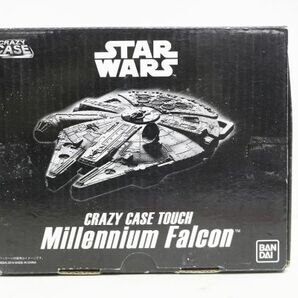 D021H 057 バンダイ STAR WARS CRAZY CASE TOUCH クレイジーケース タッチ MILLENNIUM FALCON ミレニアムファルコン 中古品の画像1