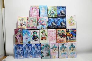 D028H 054 Hatsune Miku Exc-d Creative SweetSweets зеленый чай пуховка . Sakura no L AMP Alice и т.п. приз фигурка совместно итого 24 шт нераспечатанный 