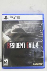 C809H 042 【北米版】 SONY PS5ソフト Resident Evil 4 バイオハザード4 ESRB:M(対象年齢17歳以上) 中古品