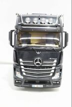 D016H 069 NZG 1/18 Mercedes Benz メルセデスベンツ Actros Gigaspace 4x2 ブラックミニカー 現状品 ジャンク扱い_画像7