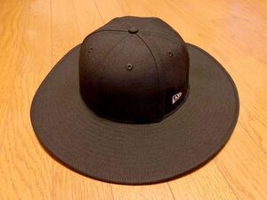 NEW ERA Fitted Long Brim Hat ニューエラ フィッテド ロングブリム ハット 7 3/4 ブラック 黒