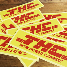 ★THC STICKER★パロディステッカーDHL USDM JDM アメ車ローライダー HOTROD パティーナ CAL ミニトラック エアサス ハイドロ 420_画像5