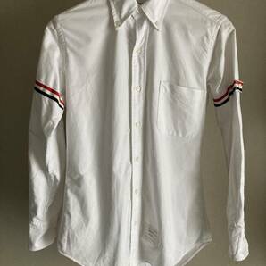 トムブラウン　THOM BROWNE アームバンド トリコロールボタンダウン シャツ 国内正規品　0 B.D shirt shirts