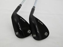 超美品☆AKIRA TourWedgeⅢ PVD仕上げ 52度＆56度 2本セット K's wedge NW110 アキラ ブラック_画像2