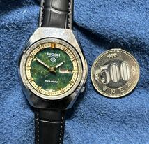 稼働 リコーリクォーツ 新品社外革ベルト付 メンズ アンティーク ビンテージ 腕時計 RICHO RIQUARTZ men's vintage watch_画像1