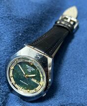 稼働 リコーリクォーツ 新品社外革ベルト付 メンズ アンティーク ビンテージ 腕時計 RICHO RIQUARTZ men's vintage watch_画像3