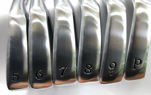 ☆使用ラウンド少なし・練習場使用なし・中古美品★藤本技工 FUJIMOTO　FG - 101CB FORGED #5－PW NING　FLEX　S　装着