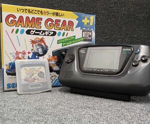 ゲームギア　プラスワン　本体　SEGA GAME GEAR ソニックドリフト