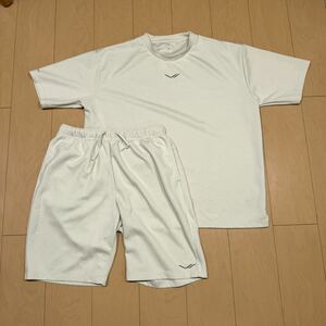 激レア! シックスパッド リカバリーウェア Tシャツ＆ハーフパンツ上下セット ベージュサイズXL/ L 定価8800〜9900円 格安!