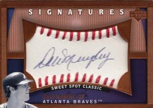 【DALE MURPHY】直筆サインカード 2005 UPPER DECK AUTO SWEET SPOT CLASSIC SIGNATURES AUTOGRAPH #検索 TOPPS DONRUSS