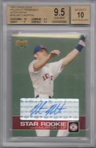 【マット・マートン】直筆サインカード 阪神タイガース 2003 UPPER DECK MATT MURTON AUTO (GRADED CARD BGS9.5) #検索 TOPPS BBM EPOCH