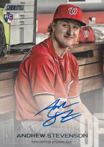 【スティーブンソン】ルーキー 直筆サインカード 日本ハムファイターズ 2018 TOPPS STADIUM CLUB ANDREW STEVENSON AUTO #検索 BBM EPOCH