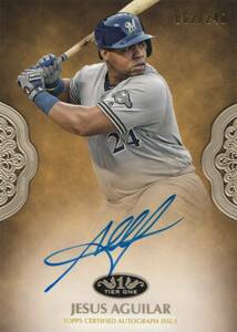 【ヘスス・アギラー】直筆サインカード 240枚限定 西武ライオンズ 2019 TOPPS AUTO TIER ONE JESUS AGUILAR #検索 BBM EPOCH エポック