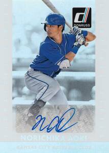 【青木宣親】直筆サインカード 東京ヤクルトスワローズ 2015 PANINI DONRUSS SIGNATURE SERIES AUTO #検索 TOPPS BBM EPOCH エポック