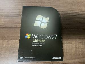 Microsoft Windows 7 Ultimate 日本語パッケージ版