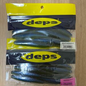 デプス deps デスアダー　6インチ　5インチ　ウォーターメロンプロブルー