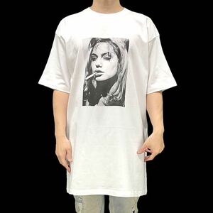 新品 大きい オーバー サイズ XXL 3XL 4XL 5XL 対応 アンジェリーナジョリー ブロンド 煙草 ハリウッド女優 ビッグ Tシャツ ロンT パーカー