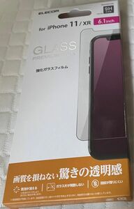 エレコム iPhone 11 XR 強化ガラス フィルム 0.33ｍｍ PM-A19CFLGG 6.1