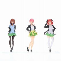 【訳あり】［ジャンク］Coreful フィギュア 五等分の花嫁∬ 制服ver. Renewal タイクレ限定（一花、ニ乃、三玖） 61726560_画像1