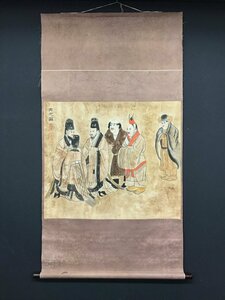 Art hand Auction [Copy] [Single light] VG7619 Great guest figure Mural reproduction Chinese painting Excavated from the Tomb of Prince Zhanghuai, Qian County, Shaanxi Province, painting, Japanese painting, person, Bodhisattva