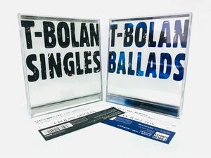 T-BOLAN『シングルス／バラッズ』ベスト盤CD 2枚セット／廃盤